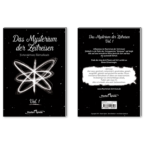 Cover und Rückseite Mysterium der Zeitreisen