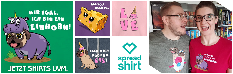 Shirts, Pullover, Taschen u.v.m. Banner Spreadshop