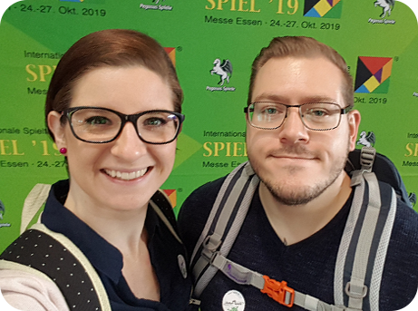 David und Lisa auf der Spiel 2019
